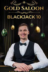 Gold Saloon Blackjack 10
